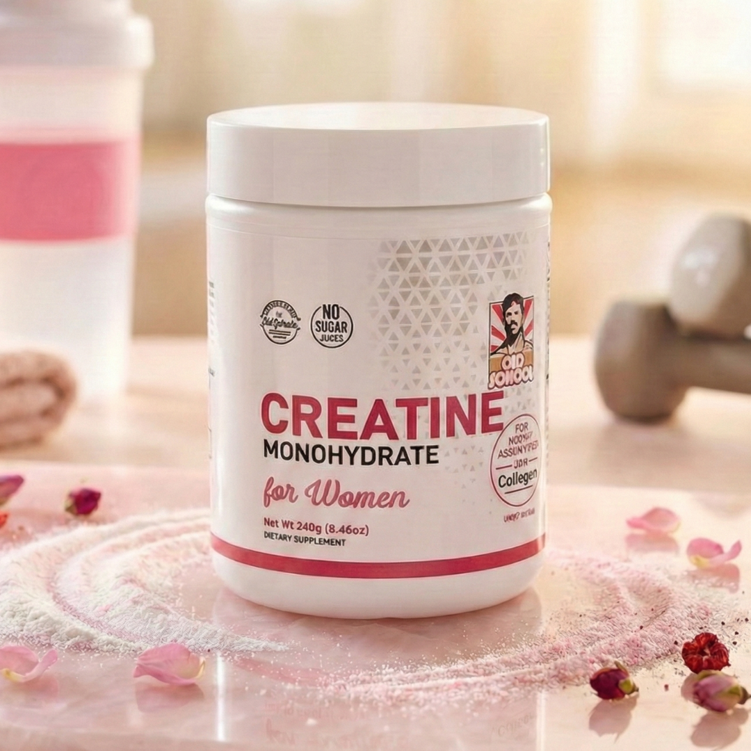 Creatina para Mujeres Old School Labs® Más Fuerza, Más Glúteo, Más Recuperación, la Original!! - Imagen 7