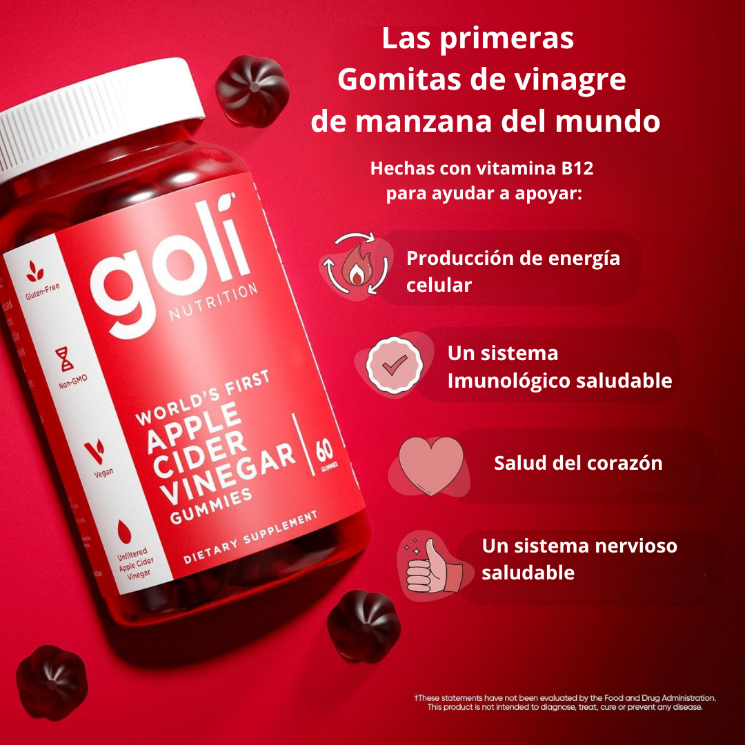 Gomitas Goli® de Vinagre de Manzana que Apoyan el Control de Peso - Imagen 2