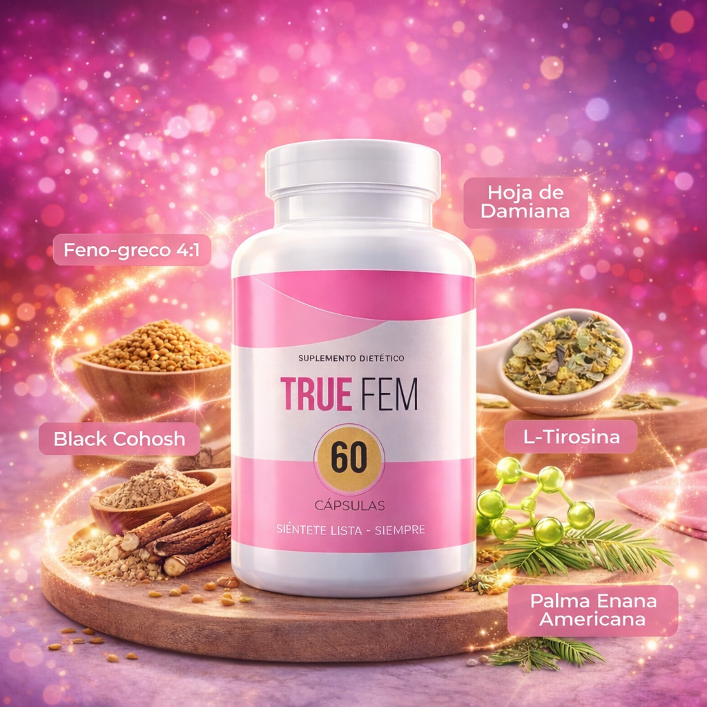 True Fem™ 13 en 1 Bienestar Femenino, disminuye tu acne hormonal y activa tu deseo desde hoy. - Imagen 8