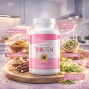True Fem™ 13 en 1 Bienestar Femenino, disminuye tu acne hormonal y activa tu deseo desde hoy.