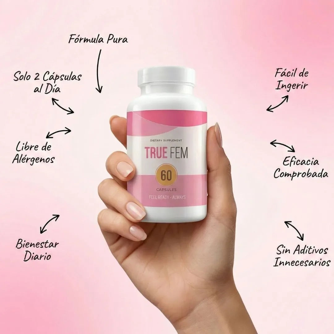 True Fem™ 13 en 1 Bienestar Femenino, disminuye tu acne hormonal y activa tu deseo desde hoy. - Imagen 4