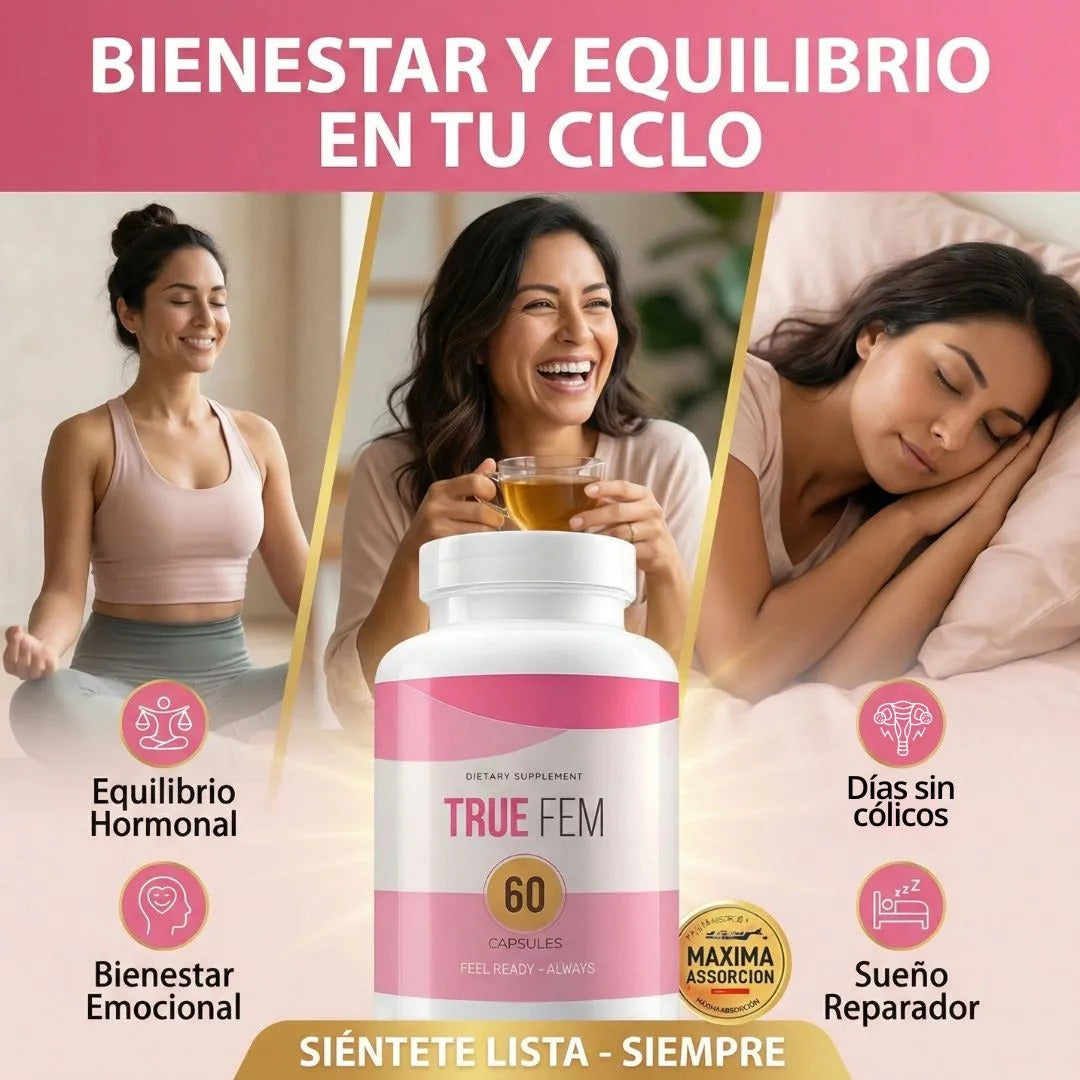True Fem™ 13 en 1 Bienestar Femenino, disminuye tu acne hormonal y activa tu deseo desde hoy. - Imagen 5