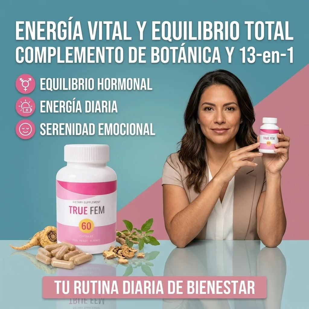 True Fem™ 13 en 1 Bienestar Femenino, disminuye tu acne hormonal y activa tu deseo desde hoy. - Imagen 7