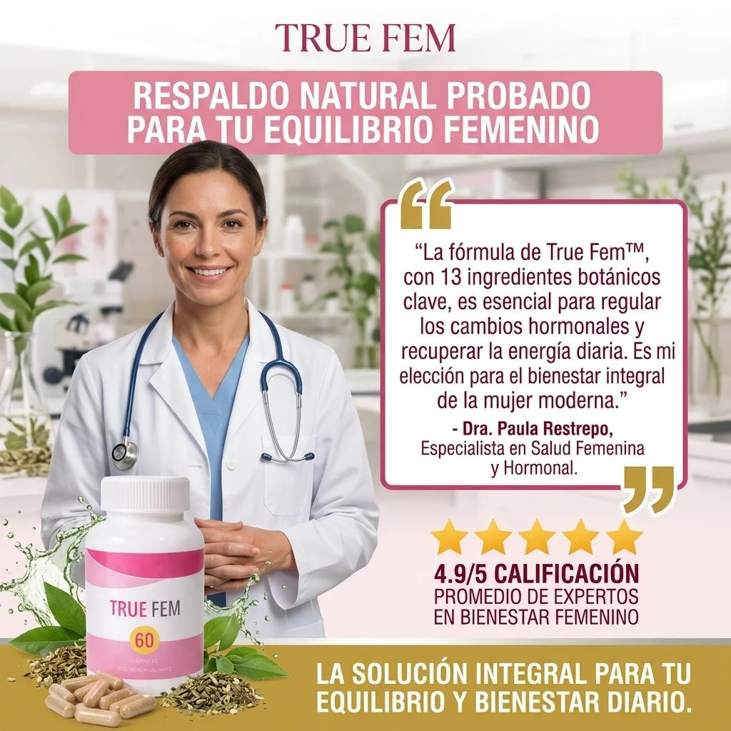 True Fem™ 13 en 1 Bienestar Femenino, disminuye tu acne hormonal y activa tu deseo desde hoy. - Imagen 3